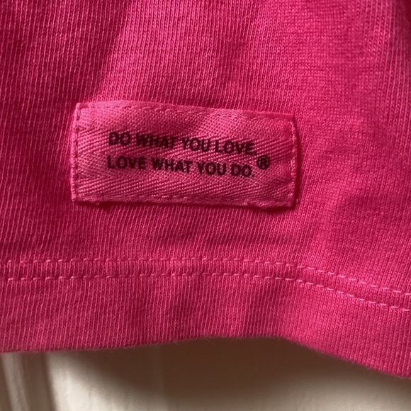 NWT LIFE IS GOOD Long Sleeve Crusher Tee Golf Pink Sz Small - Picture 3 of 7